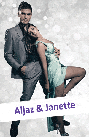 Strictly Dancers Aljaz and Janette
