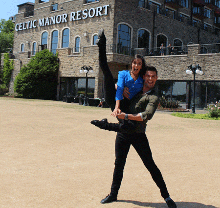 Aljaz Skorjanec and Janette Manrara Celtic Manor