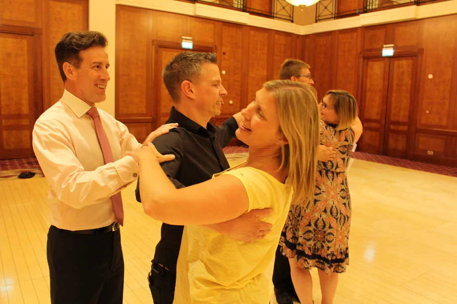 Anton Du Beke teaching at Donaheys