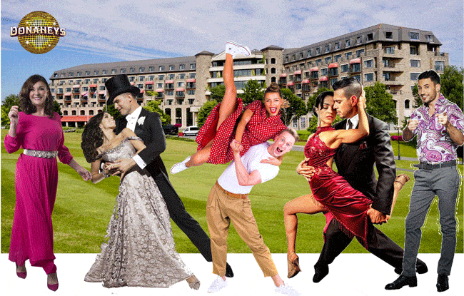 Strictly Come Dancing Stars performing at Celtic Manor Resort Hotel