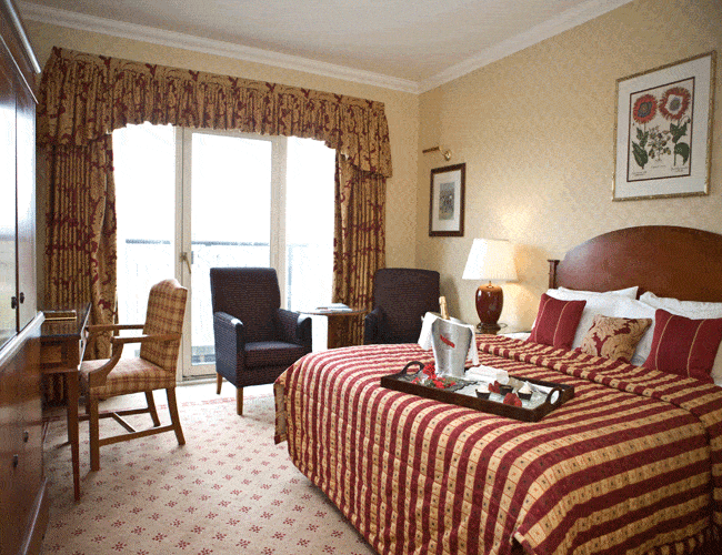 Celtic Manor Resort Deluxe King Balcony Bedroom