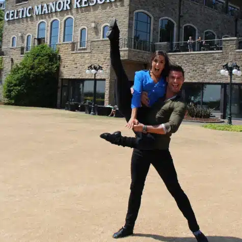 Aljaz Skorjanec and Janette Manrara Celtic Manor