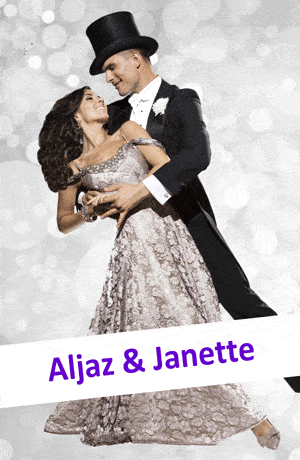 Strictly Come Dancing Stars Janette Manrara and Aljaz Skorjanec