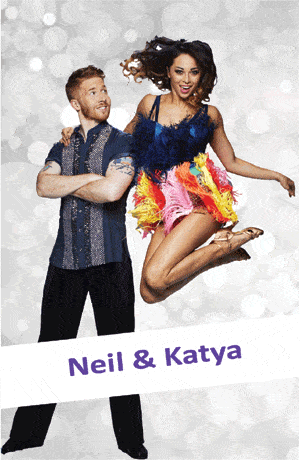 Neil Jones & Katya Jones Strictly Come Dancing Stars