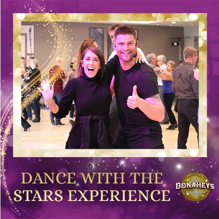 Strictly Stars Aljaz & Janette teaching