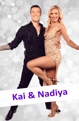 Strictly Stars Nadiya Bychkova and Kai Widdrington